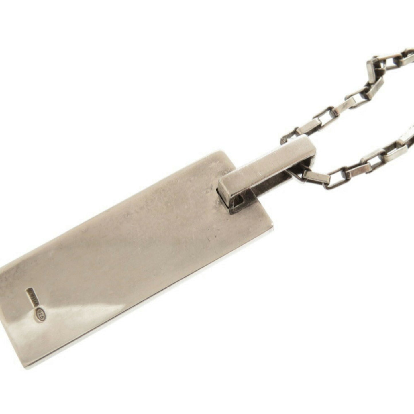 Gucci Plated Silver 925 Necklace Pendant 1514GUCCI Men's