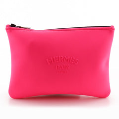 Hermes Hermès Neovan MM Pouch, Polyurethane, Pink, Women's — Like New