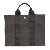 Hermes Her Line PM Women,Men Polyamide,Polyester Tote Bag Black,Gray — Like New