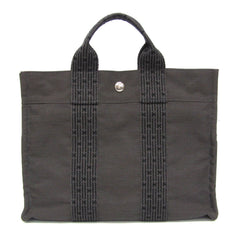 Hermes Her Line PM Women,Men Polyamide,Polyester Tote Bag Black,Gray — Like New