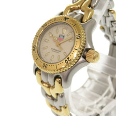TAG Heuer Cell Series S95.708 SS Ivory Quartz Watch Silver Gold 0395TAG HEUER — Good