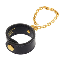 Like New Hermes Glove Holder, Box Calf Leather, Navy, Gold Hardware, Charm, 0119 HERMES — Like New