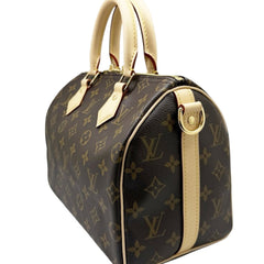 LOUIS VUITTON Louis Vuitton Monogram Speedy 25 Bandoulière M46977 RFID Boston Bag Brown with Strap Women's Men's — Like New