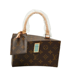 Louis Vuitton Twisted Box Shoulder Bag, Brown Leather, Women's LOUIS VUITTON — Like New