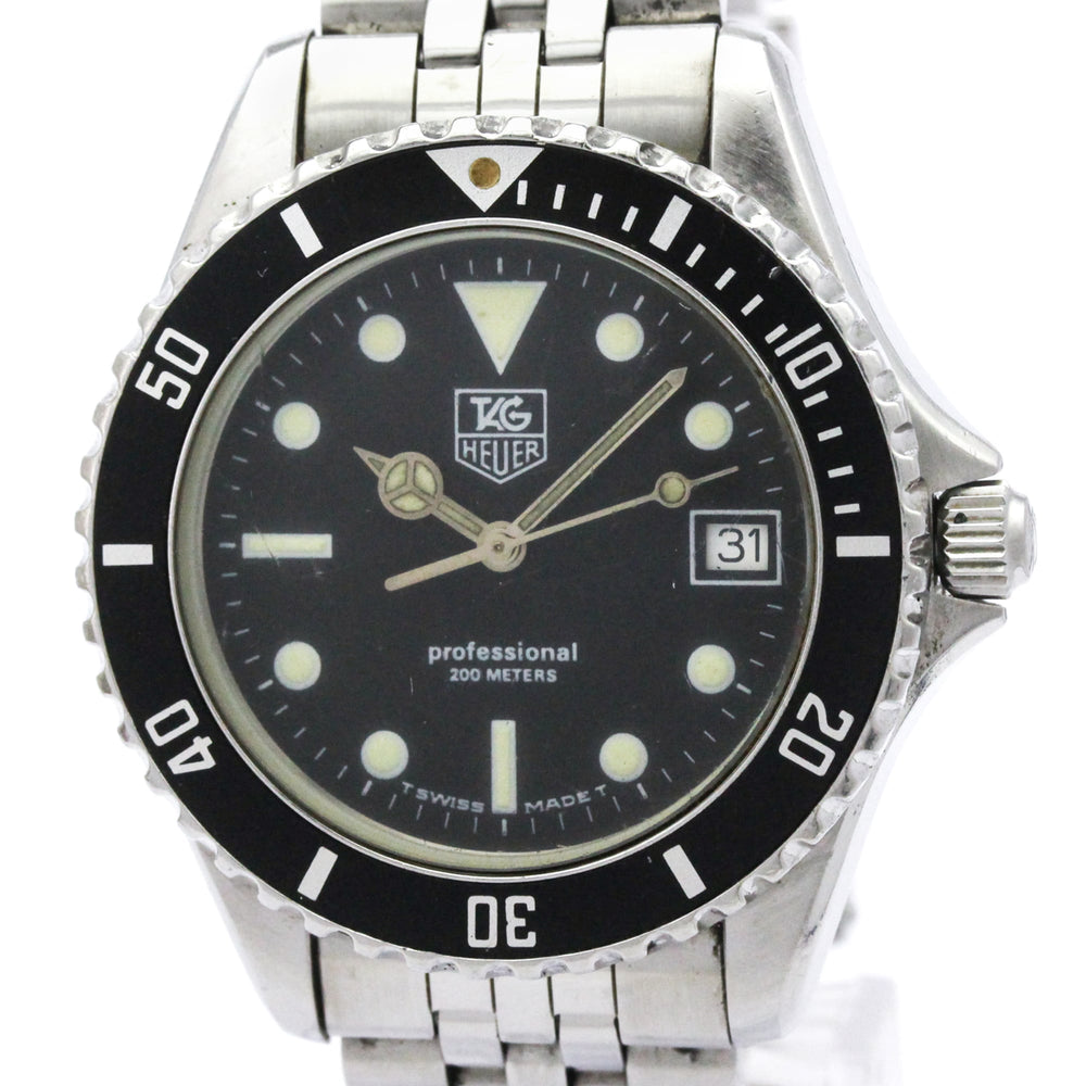 TAG HEUER 1000 Stainless Steel Quartz Mens Watch 980.013 — Good