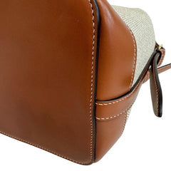 CELINE Cabas de France 2-way Handbag/Shoulder Bag with Leather Trim, Beige — New - Store Return