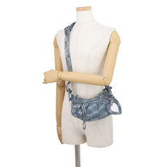 Balenciaga shoulder bag Le Cagole XS denim 671309 BALENCIAGA handbag women's — Like New