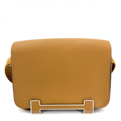 Hermes Shoulder Bag for Women, Geta Style, Bag, Crossbody HERMES K Stamp, Leather, Brown, Silver Hardware, 2025 Model — Like New