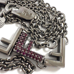 Fendi Men's Five Necklace Pendant — Like New