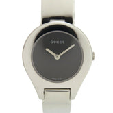 Gucci 6700L Stainless Steel Black/Silver Dial Quartz Watch 0566GUCCI — Good