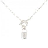 Hermes Amulet Padlock Necklace — Like New