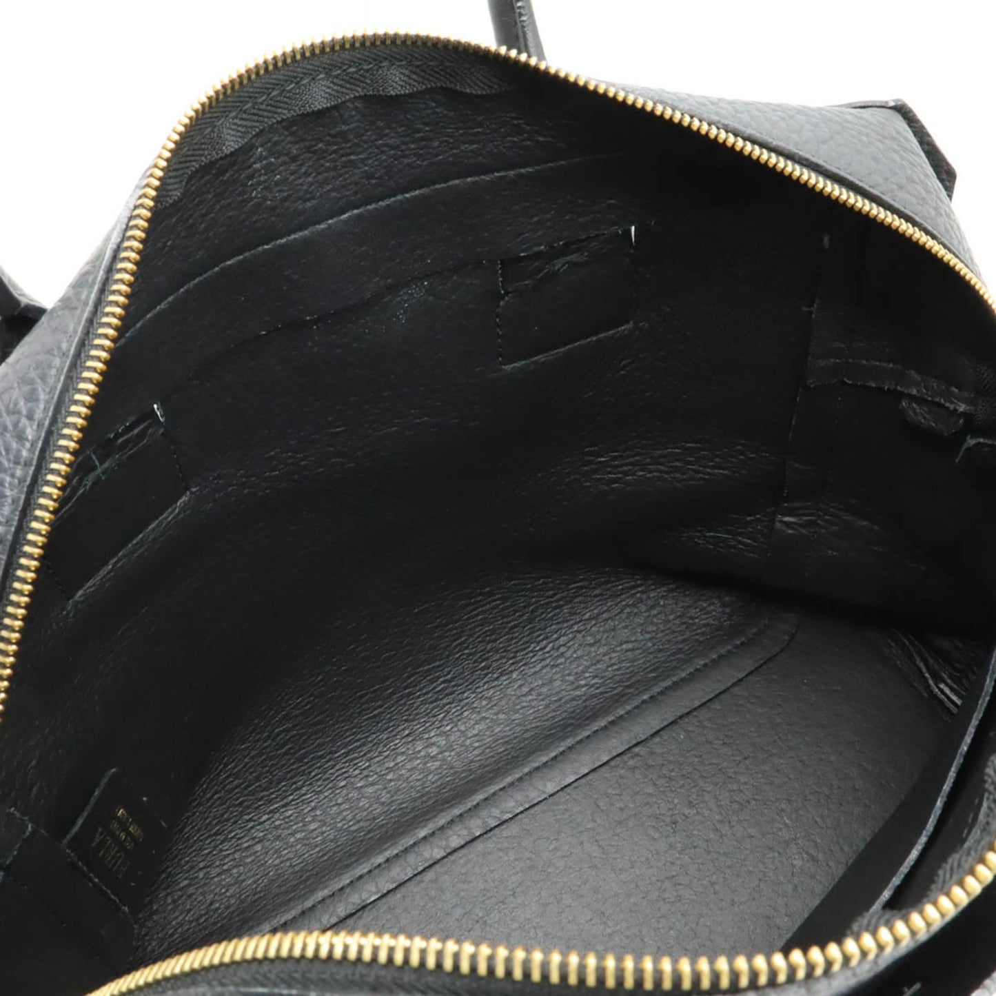 FURLA Capriccio handbag, tote bag, shoulder leather, dark grey