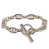 HERMES Chaine d'Ancre MM 14-link bracelet, sterling silver 925, women's — Like New
