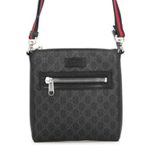 Gucci GG Supreme Shoulder Bag, Small Handbag 523599, GUCCI for Men, Black — Like New