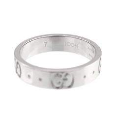 Gucci Icon #7 Ring, 18K White Gold (750) — Like New
