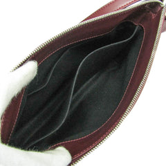 Balenciaga Navy Crossbody Bag 639497 Men,Women Canvas,Leather Shoulder Bag Off-white,Wine — Like New