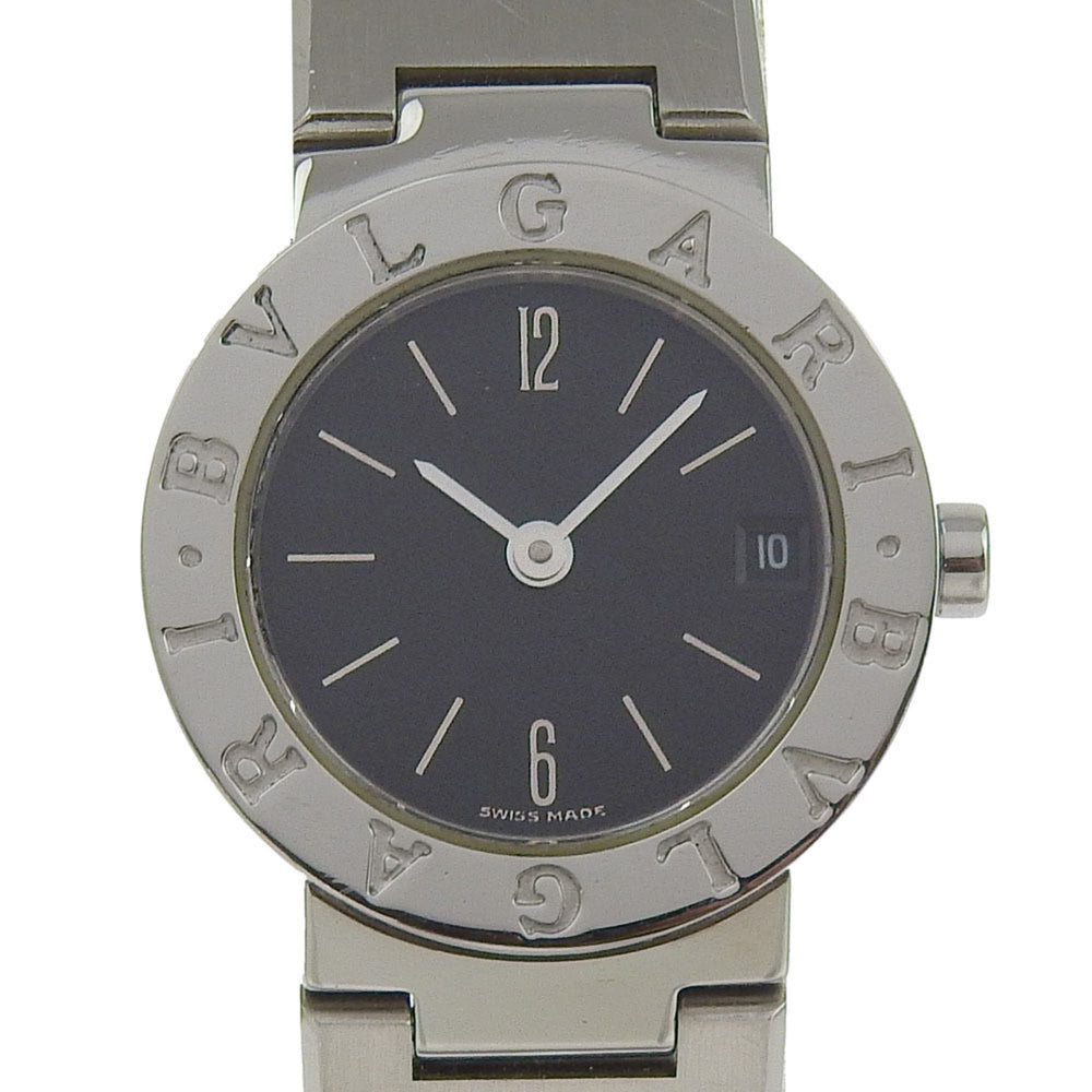 BVLGARI Bvlgari Watch BB23SS Stainless Steel Quartz Analog Display Black Dial Women's I220724028 — Good
