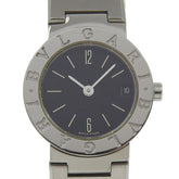 BVLGARI Bvlgari Watch BB23SS Stainless Steel Quartz Analog Display Black Dial Women's I220724028 — Good