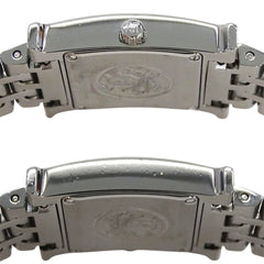 Hermes HERMES Women's Watch Brand H-Watch Quartz QZ Stainless Steel SS HH1.210 Silver Black — Good
