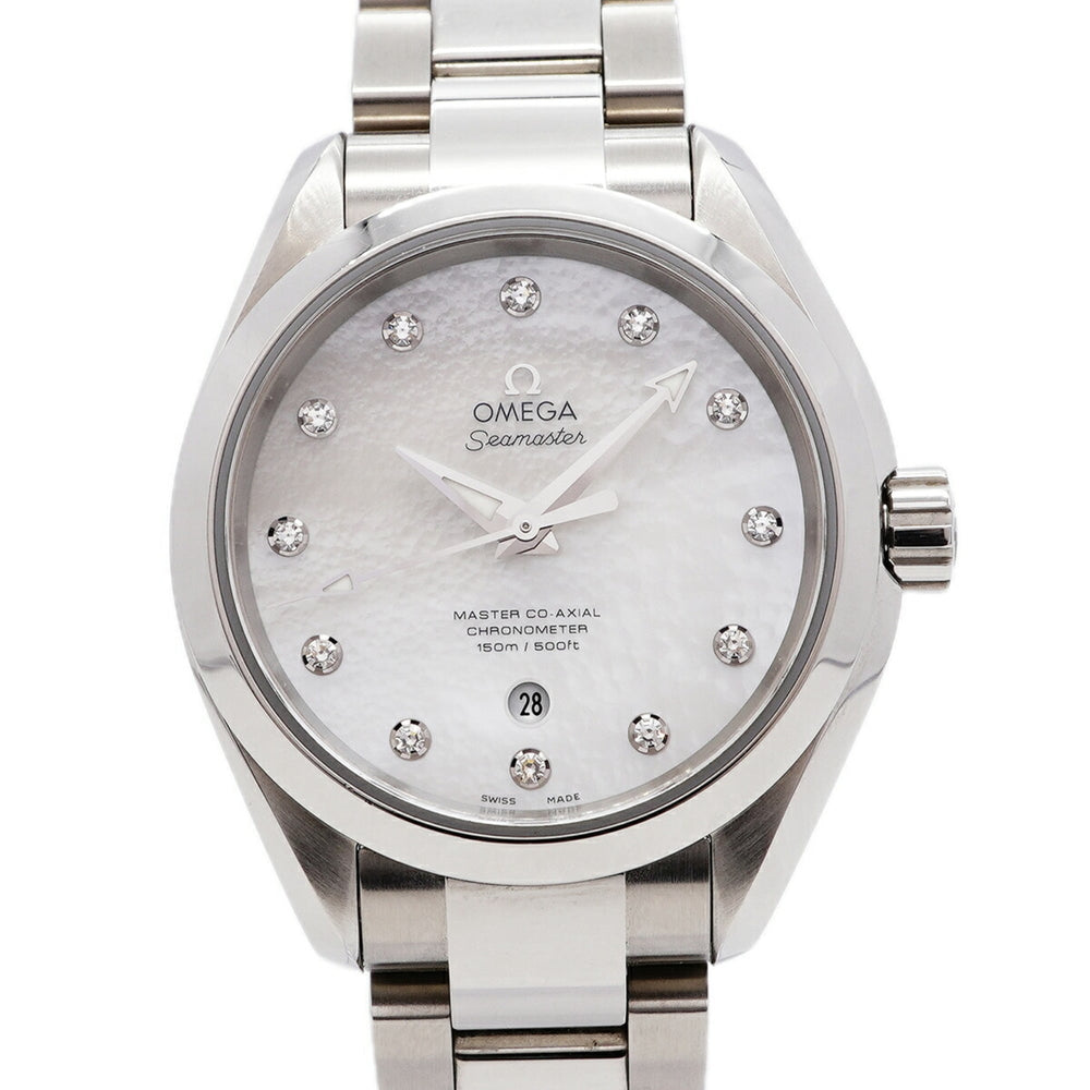 Omega Seamaster Aqua Terra Diamond 231.10.34.20.55.002 White Dial Watch (Men's & Women's) — Very Good