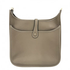 Hermes Evelyne 3 PM Shoulder Bag for Women, Bag, Crossbody HERMES K Stamp, Leather, Brown, Gold Hardware, 2025 Model — Like New