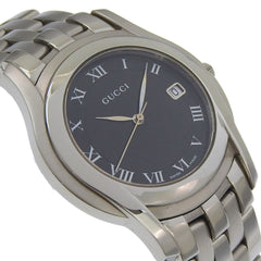 Gucci 5500M Stainless Steel Black Quartz Analog Watch with Dial for Women — Good