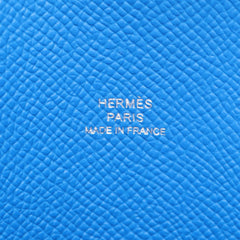 Hermes Snap To Go Shoulder Bag Handbag Leather Veau Epsom Women's Blue — New - Store Return