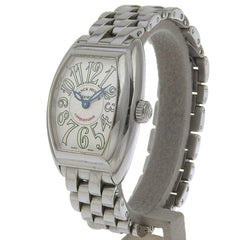 Franck Muller Conquistador Watch 8005L Stainless Steel Quartz Analog Display Silver Dial Women's — Good