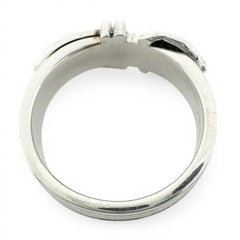 HERMES Vintage Ceinture Ring, SV925, Silver, Size 50, Women's — Like New