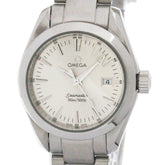 OMEGA Seamaster Aqua Terra Steel Quartz Ladies Watch 2577.30 Polished — Very Good