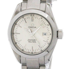 OMEGA Seamaster Aqua Terra Steel Quartz Ladies Watch 2577.30 Polished — Very Good