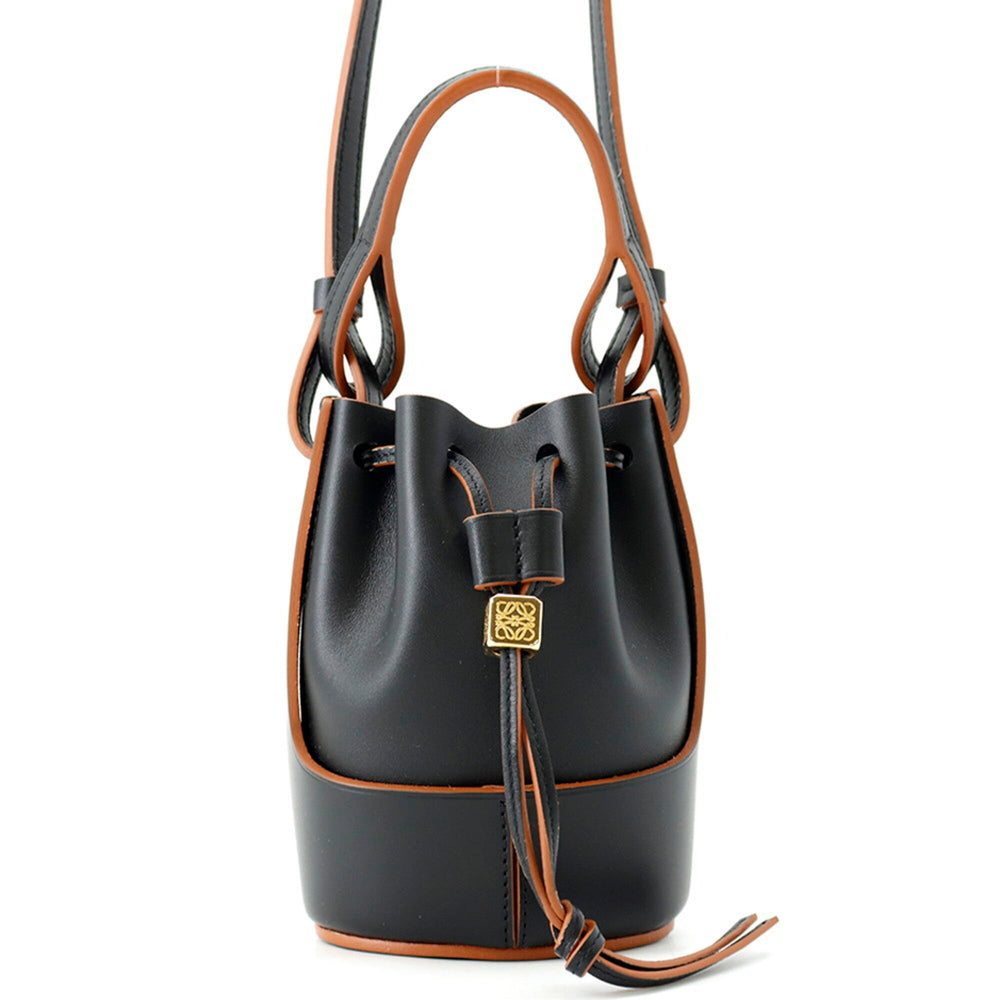 Loewe Balloon Nano Bag Leather Shoulder A710R85X01 LOEWE Black Handbag — Like New