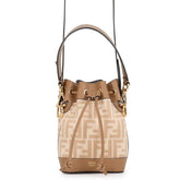 Fendi Montresor Mini Leather Suede Handbag 8BS010 FENDI 2-way Shoulder Bag Women's — Like New
