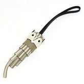 Hermes Bag Charm Chouette Grey Lambskin/Epsom/Swift Owl K Stamp (2025) S — Like New