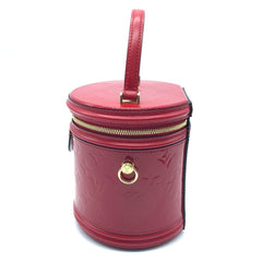 LOUIS VUITTON M53998 Monogram Vernis Cannes PM Handbag Patent Leather Women's Rouge Red — New - Store Return