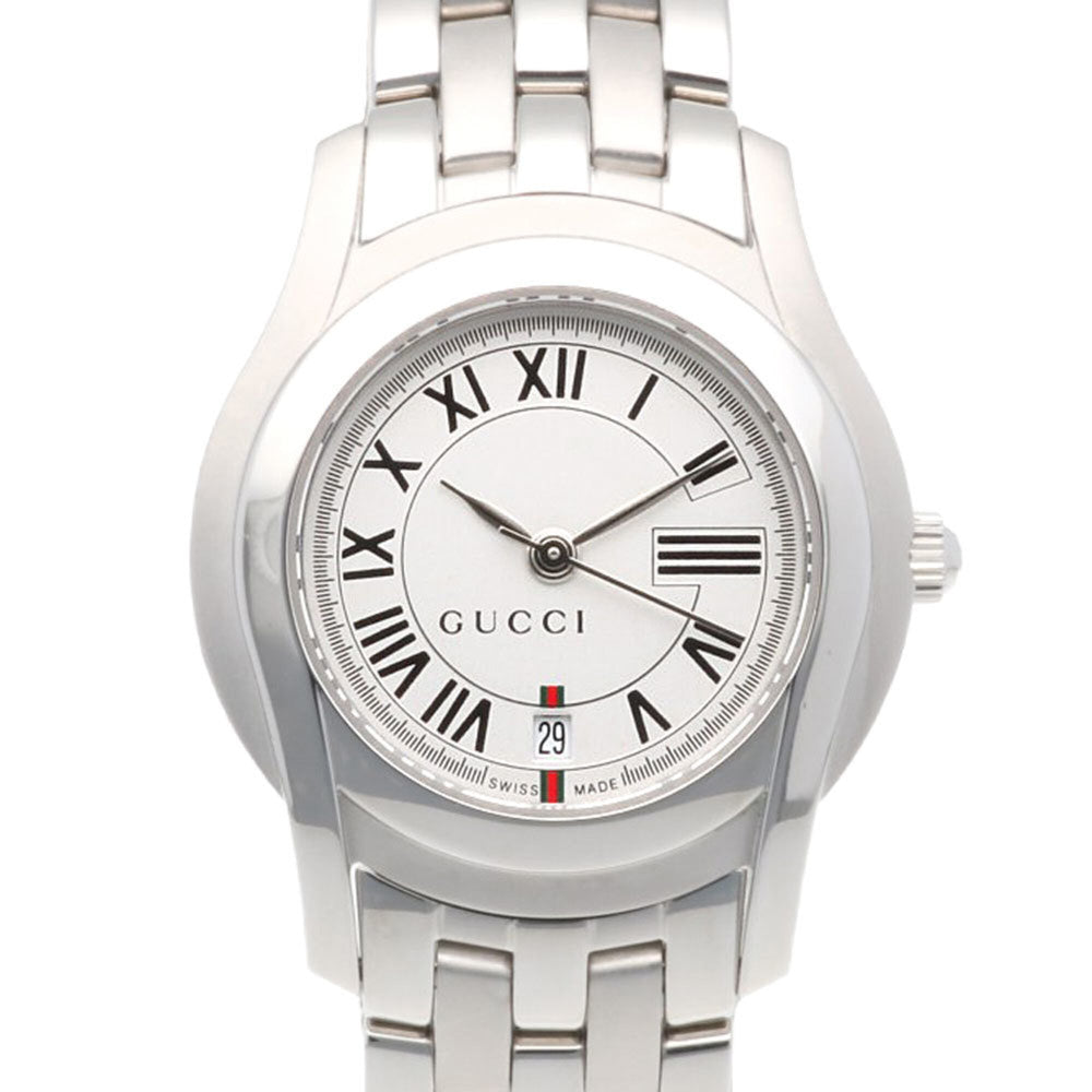 Gucci watch, stainless steel 5500L quartz, polished, women's, pre-owned — Very Good