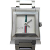 GUCCI Sherry Line 111L Silver Stainless Steel Women's Quartz Watch — Good