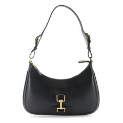 Gucci Shoulder Handbag, Leather, Black, 0014128, Gold Hardware — New - Store Return