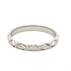 Chanel Coco Crush 3-Diamond Ring, Size #50, Platinum 950, 2.9g, Women's Ring — Like New