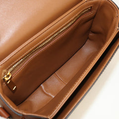 CELINE Classic Triomphe Crossbody Shoulder Bag, Women's, Beige — Like New