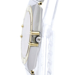 OMEGA Constellation 18K Gold Steel Quartz Mens Watch 396.1080 Polished — Very Good