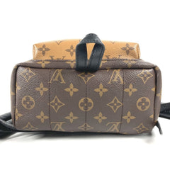 LOUIS VUITTON M44870 Monogram Reverse Palm Springs Backpack PM Daypack Rucksack Canvas Women's Brown x Beige E-240719-4 — Like New