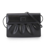 Gucci Double G Shoulder Handbag, Leather, Black, Gold Hardware — Like New