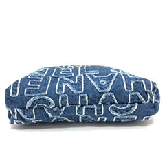 CHANEL AS3260 24A CHANEL22 Patchwork Shoulder Bag Denim Women's Blue — New - Store Return