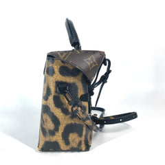 LOUIS VUITTON M43001 Monogram Reverse Leopard Camera Box Bag Shoulder Vanity Canvas Women's Brown G-241010-29 — Like New
