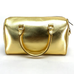 SAINT LAURENT Saint Laurent Paris Baby Duffle Handbag Shoulder Bag Leather Women's Gold — Like New