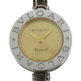 BVLGARI Bzero1 BZ22S Women's Stainless Steel Quartz Analog Watch with Brown Shell Dial — Good