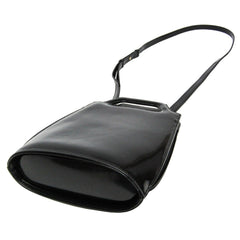Salvatore Ferragamo Gancini Wanda DH-21 3494 Women's Leather Handbag,Shoulder Bag Black — Like New