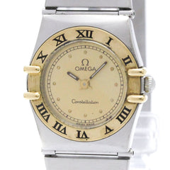 OMEGA Constellation 18K Gold Steel Ladies Watch 795.1080 Polished — Very Good