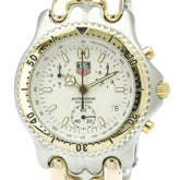 TAG Heuer Sel Chronograph Gold Plated Steel Mens Watch CG1120 Polished — Very Good